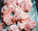 簡単☆鶏肉の青椒肉絲作り方1写真