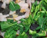 菜の花とベーコンのペペロンチーノパスタ作り方4写真