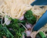 菜の花とベーコンのペペロンチーノパスタ作り方5写真