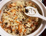 鮭とキノコの炊き込みご飯作り方10写真
