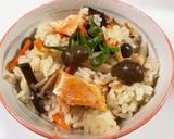 鮭とキノコの炊き込みご飯作り方11写真