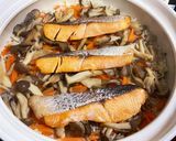 鮭とキノコの炊き込みご飯作り方9写真