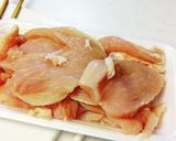 鶏もも肉に長ねぎ・しょうが・ニンニク丼。作り方1写真