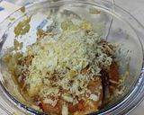 鶏もも肉に長ねぎ・しょうが・ニンニク丼。作り方4写真