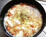 なめこと崩し豆腐のかき玉あんかけスープ作り方5写真