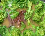 菜の花とアンチョビのフィデウア(パスタ)作り方3写真