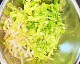 ヘルシーなオートミールと野菜のお好み焼き作り方2写真
