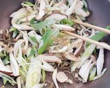 ネギじゃこキノコの和風パスタ作り方3写真