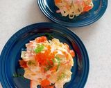スモークサーモンといくらのクリームパスタ作り方10写真