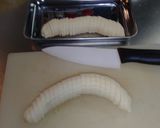 バナナのヨーグルト生デコケーキ作り方13写真