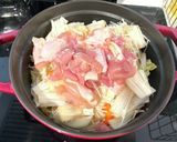 無水調理★鶏肉と野菜の鶏ガラ塩麹スープ作り方2写真