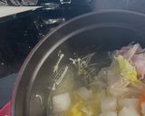 無水調理★鶏肉と野菜の鶏ガラ塩麹スープ作り方5写真