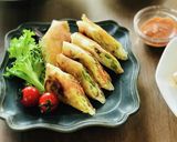 プロ直伝☆枝豆入りサーモン春巻き作り方7写真