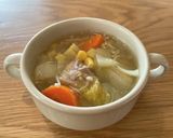 無水調理★鶏肉と野菜の鶏ガラ塩麹スープ作り方7写真