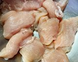 鶏むね肉で甘酢マヨ(コールドスタート)作り方1写真