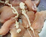 鶏むね肉で甘酢マヨ(コールドスタート)作り方2写真