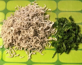 和えるだけ♪しらすと大葉の和風パスタ作り方4写真