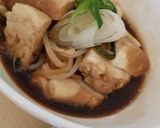 オイスターソースでレンチン豆腐の煮込み作り方3写真