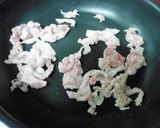 アスパラ菜とポークの中華風みそ炒め作り方2写真