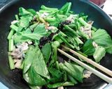 アスパラ菜とポークの中華風みそ炒め作り方4写真