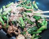 アスパラ菜とポークの中華風みそ炒め作り方6写真