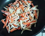 豚肉と冷凍ごぼうのハチミツ生姜煮作り方1写真