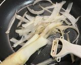 うどのきんぴら作り方1写真