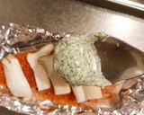 鮭の青のりマヨホイル焼き作り方3写真