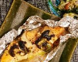 鮭の青のりマヨホイル焼き作り方5写真