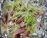 お豆腐とスモークチキンとアスパラチーズ作り方3写真