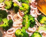 イカとブロッコリーの中華炒め作り方6写真