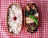 弁当★ホタテとカリッ舞茸焦がしバター醤油作り方9写真