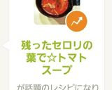残ったセロリの葉で☆トマトスープ作り方10写真
