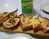 トロ～リ半熟目玉焼きでハムチートースト作り方8写真