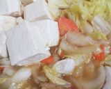 無水鍋ひきずり＊鶏肉すき焼き給食風作り方11写真