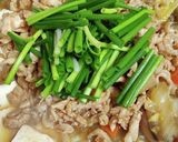 無水鍋ひきずり＊鶏肉すき焼き給食風作り方12写真