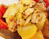 鶏むね肉とセロリのマスタードマリネサラダ作り方4写真