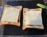 蒲焼缶詰でテリヤキトースト作り方3写真