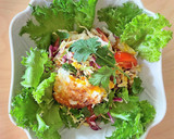 タイ風★目玉焼きと野菜のサラダ作り方5写真