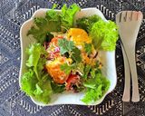 タイ風★目玉焼きと野菜のサラダ作り方8写真