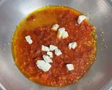 糖質制限！トマトクリームチーズパスタ作り方3写真