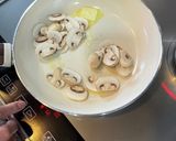 簡単#マッシュルームのバターソテーとハム作り方1写真
