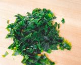 旬のわかめのもち麦ご飯作り方5写真