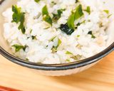 旬のわかめのもち麦ご飯作り方8写真