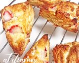 いちごミルクスコーン　フレッシュ苺入り作り方21写真