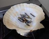 焼き干し入り味噌貝焼き作り方2写真