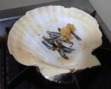 焼き干し入り味噌貝焼き作り方3写真
