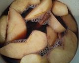 りんごの赤ワイン煮♪りんごのコンポート作り方2写真