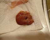 マコガレイ肝の湯引き作り方2写真