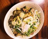 ナスとツナの具沢山☆納豆パスタ♡♡作り方10写真